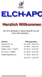 Mobile Screenshot of elchapotheke.de